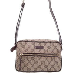 Gucci GG Supreme camera bag brown monogram coated canvas